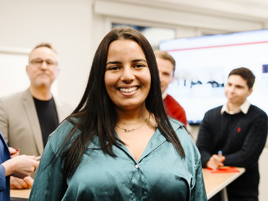 Werkstudentin der Sparkasse KölnBonn