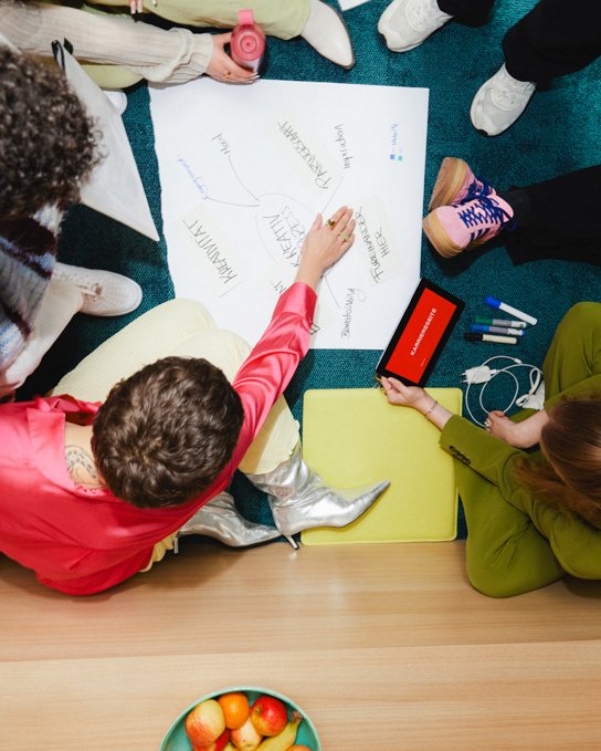 Interaktiver Workshop mit Brainstorming